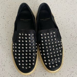 Saint Laurent leather sneakers